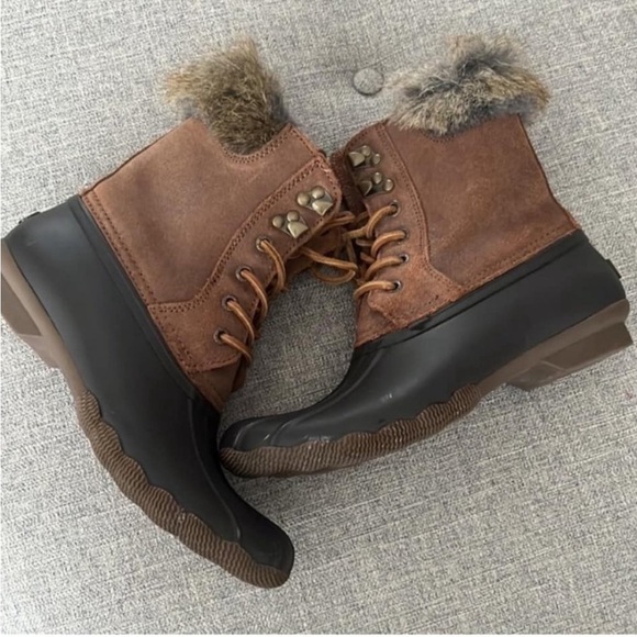 Sperry Top-Sider White Water Rain Boots STS93846 Size 7 - Picture 2 of 9